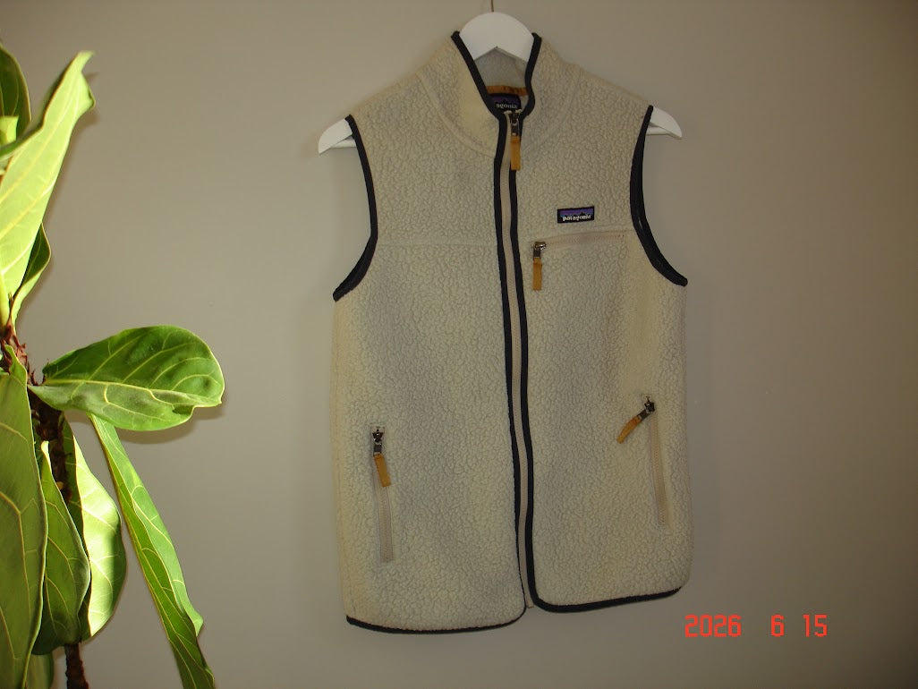 patagonia retro pile vest M