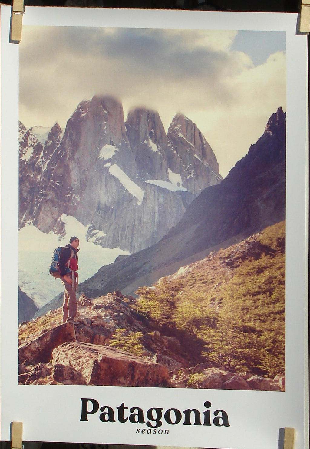 Patagonia poster A3 "vandrare"