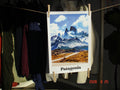 Patagonia poster A3 "blå bergen"