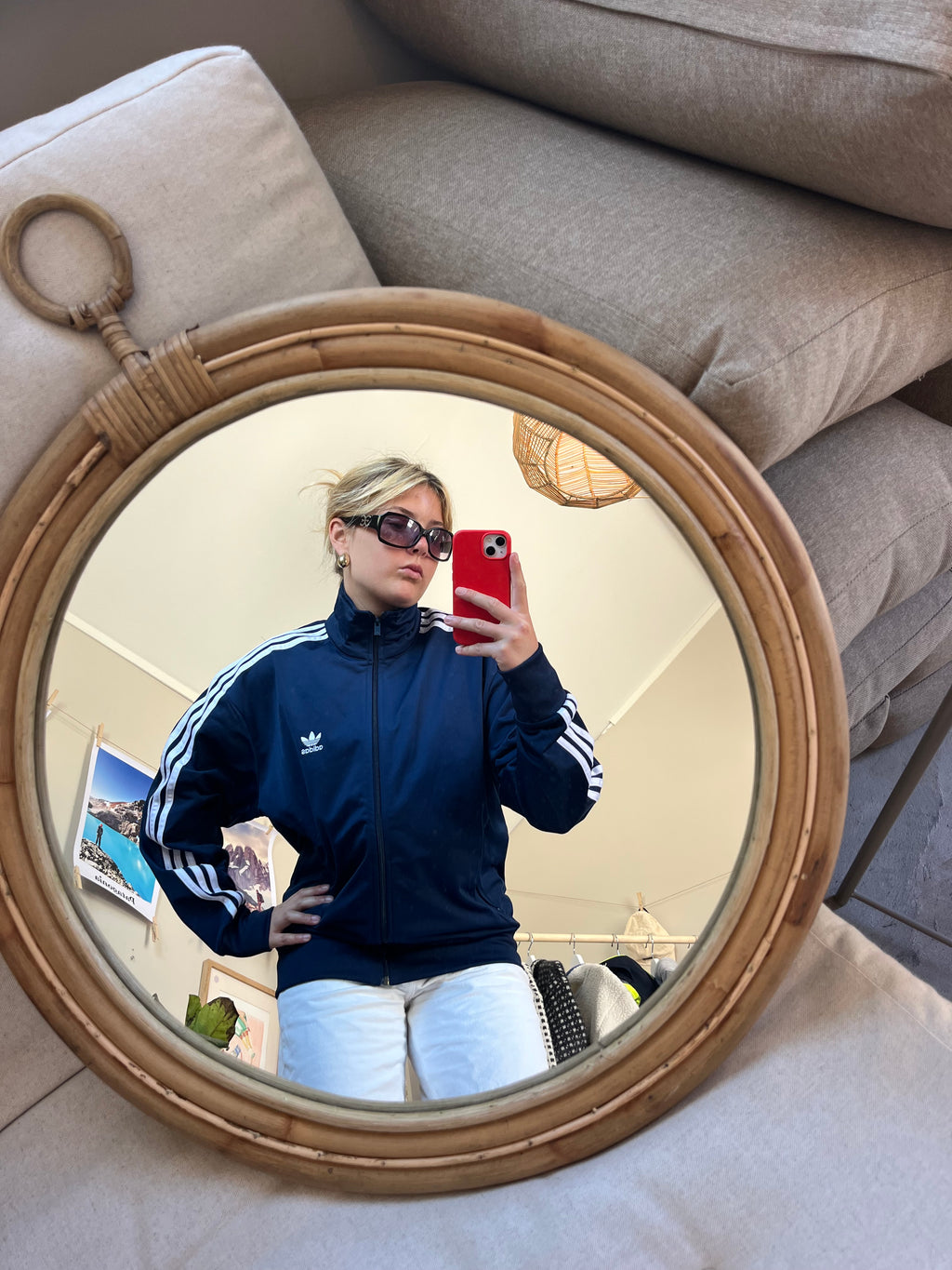 Adidasjacka M blå